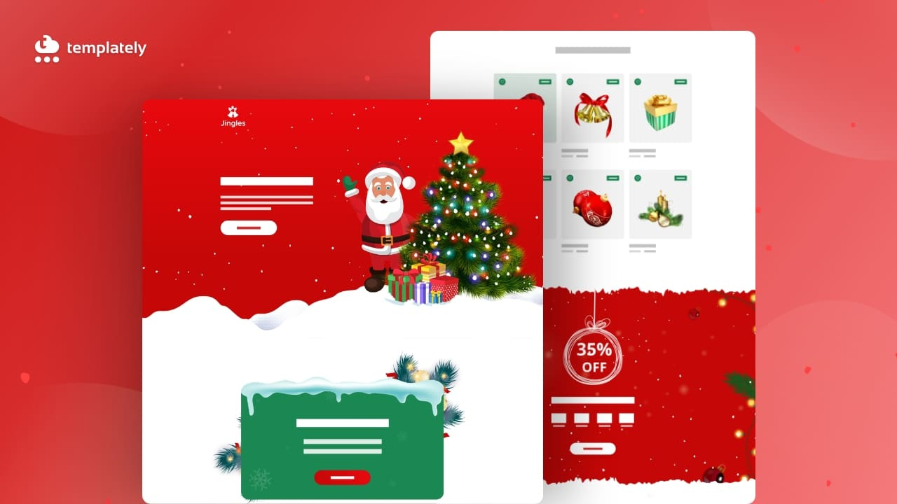 How To Create Stunning Christmas Landing Page In Wordpress [Free Elementor  Template] | Essential Addons For Elementor intended for Christmas Landing Page Template