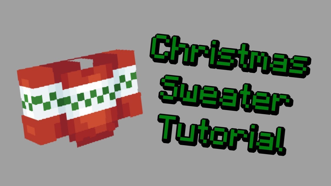 How To Make A Christmas Sweater On Your Minecraft Skin - Skin-Mas #1 in Christmas Minecraft Skin Template