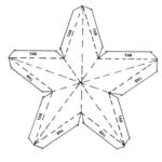 How To Make A Christmas Tree Star From Recycled Greeting Cards Intended For Christmas Star Topper Template