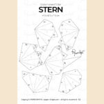 How To Make A Small Christmas Star With 12 Points Out Of Paper + With Regard To Christmas Star Craft Template