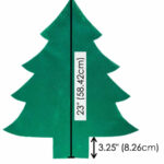 How To Make An Easy 3D Felt Christmas Tree (Free Pattern)   Mindymakes For Christmas Tree Felt Template