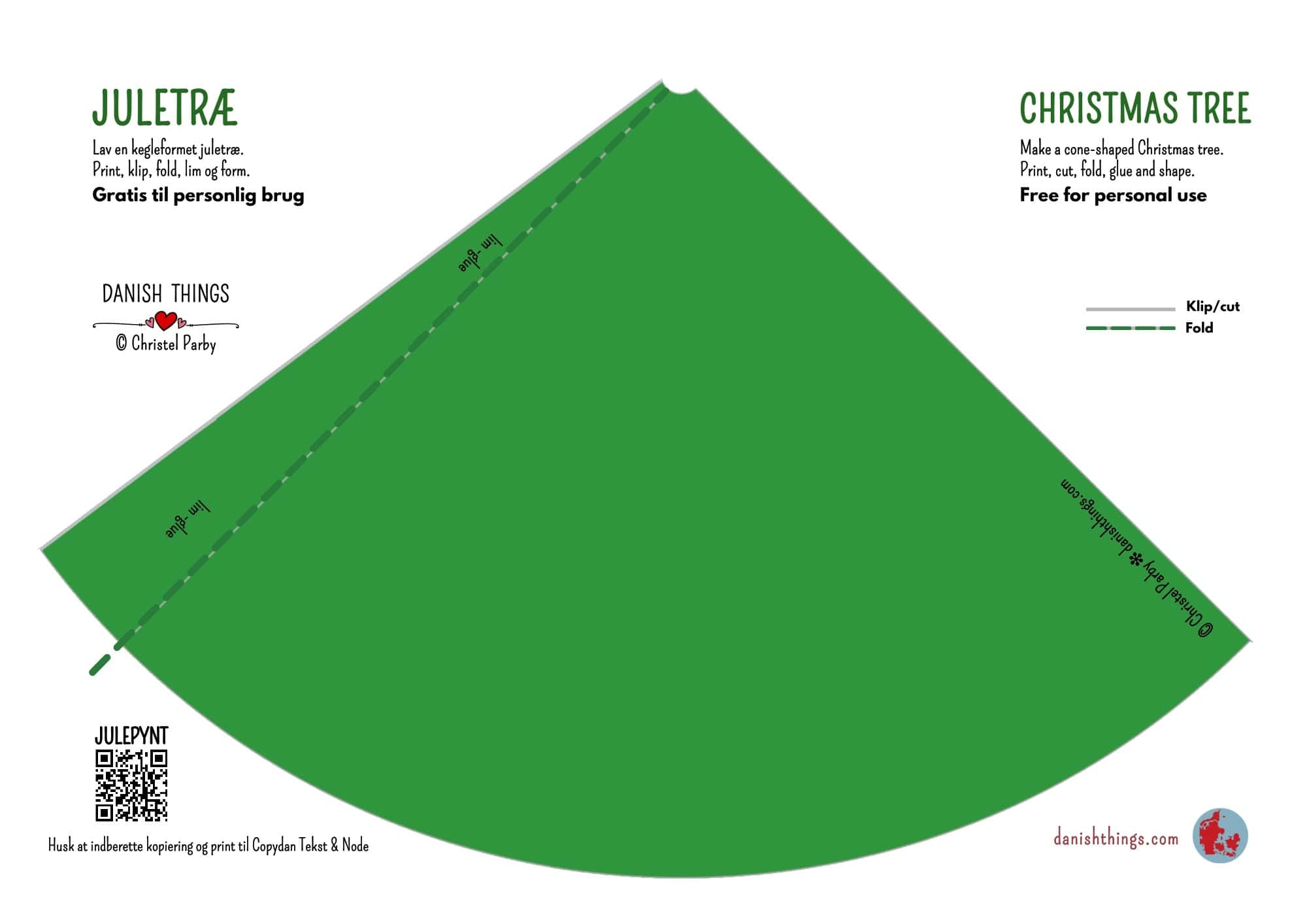 How To Make An Easy Christmas Tree – Quick And Decorative intended for Christmas Tree Cone Template