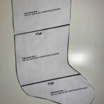 How To Sew A Personalized Flannel Christmas Stocking   Weallsew Pertaining To Christmas Stocking Sewing Template