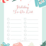 How To Use Lists To Save Time At Christmas + Free Printable Within Christmas To Do List Template