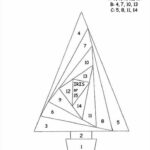Iris Folding   Exemples Et Modèles Motif Sapin Within Christmas Iris Folding Template Printable Free