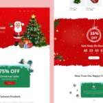 Jingles   Christmas Landing Page Template | Templately For Christmas Landing Page Template