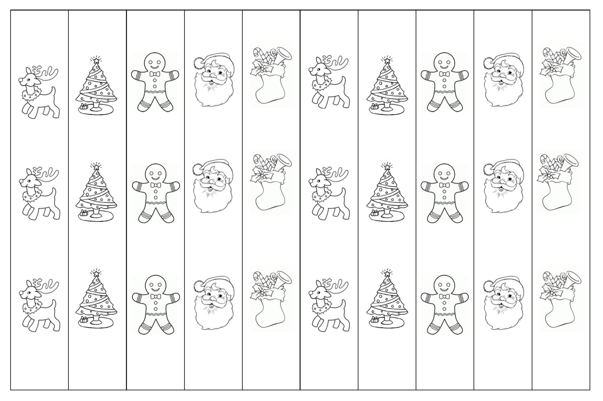 Kids&amp;#039; Christmas Craft Activities: Free Printable Colour-In Paper Chain with regard to Christmas Paper Chain Template Printable