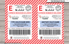 Large Santa Mail Shipping Labels – Usps Style regarding Christmas Shipping Label Template Free