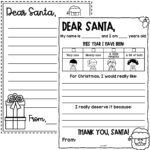 Letter To Santa Templates   Top Teacher Regarding Christmas List To Santa Template