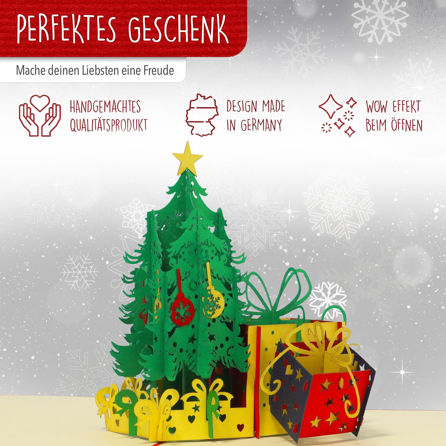 Linpopup® Christmas Card, Greeting Card For Christmas, Christmas regarding Christmas Present Pop Up Card Template