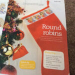 Lucie Heatons Round Robin Christmas Alphabet A To Z Cross Stitch Regarding Christmas Round Robin Template