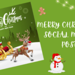 Merry Christmas Social Media Post | Figma Throughout Christmas Social Media Post Template