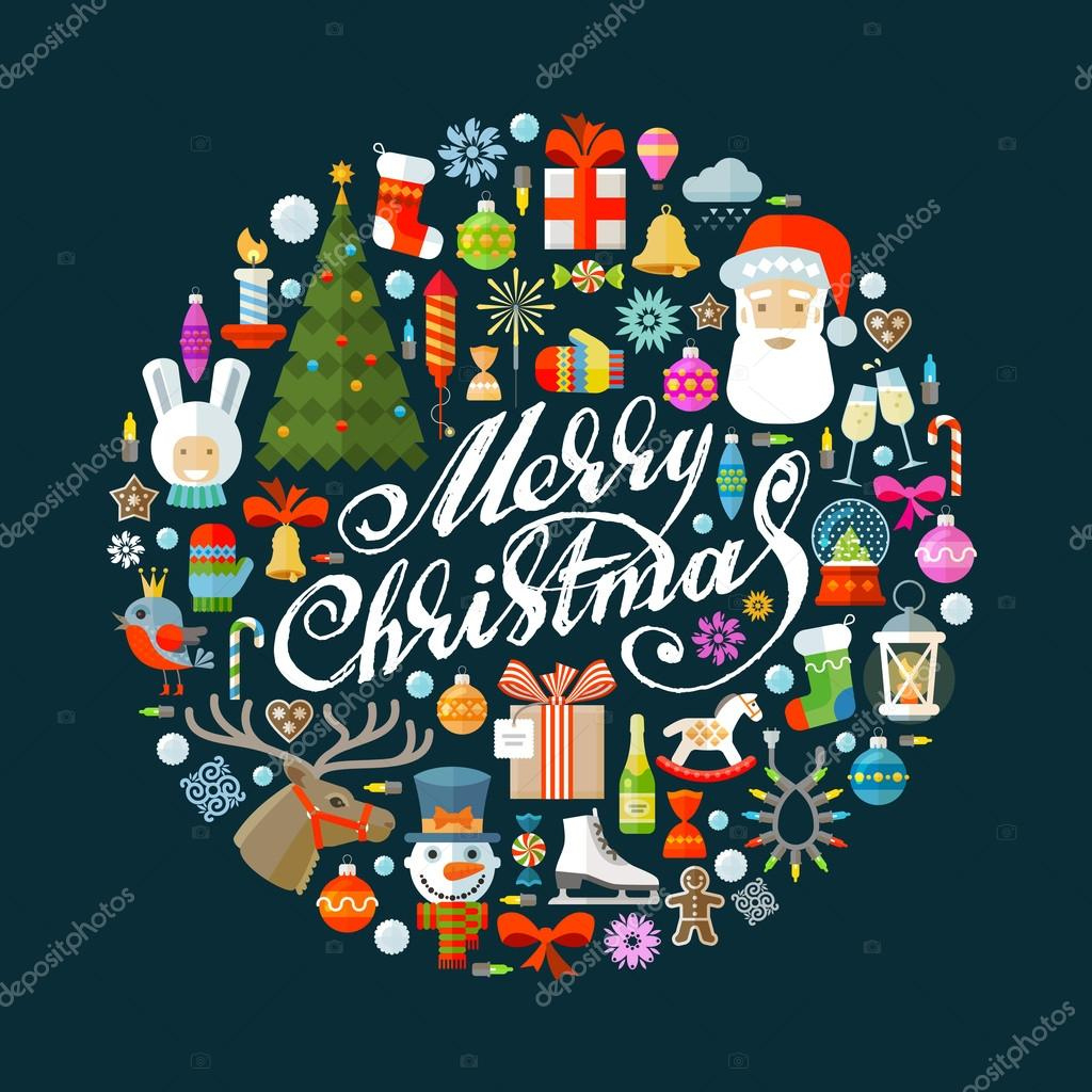 Merry Christmas Vector Logo Design Template. Happy New Year Or pertaining to Christmas Logo Design Template