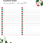 My Christmas Wishlist Template Pertaining To Christmas List Template Pinterest