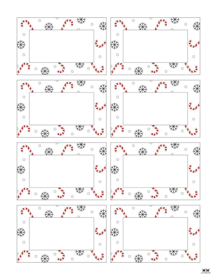 Christmas Name Badge Template Christmas Name Badge Template