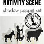 Nativity Myth Shadow Puppets Inside Christmas Shadow Puppet Template
