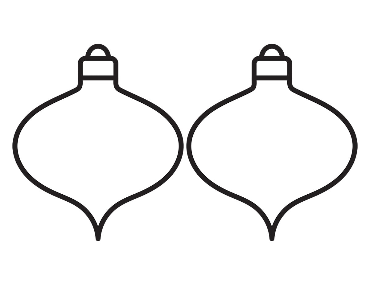 Ornament Template (Free Printable) - The Best Ideas For Kids pertaining to Christmas Ornament Printable Template