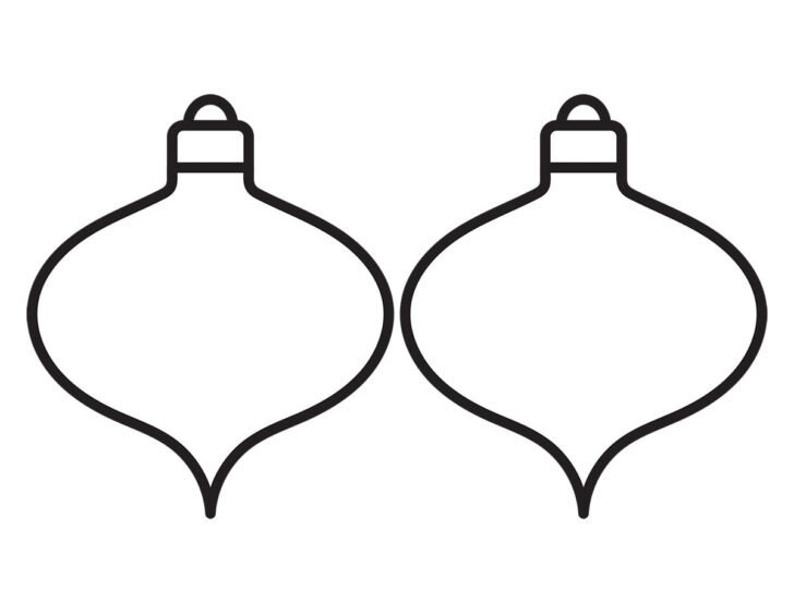 Christmas Picture Ornament Template Christmas Picture Ornament Template