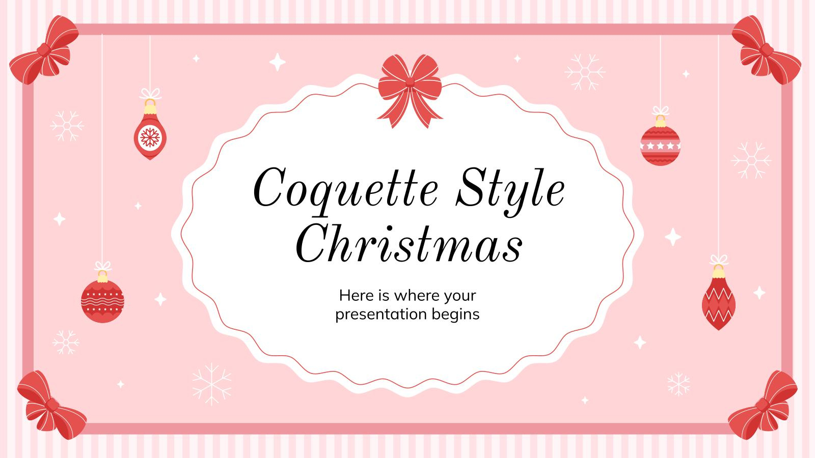 Page 193 | Free Cute Google Slides Themes And Powerpoint Templates with regard to Christmas Slideshow Template Pink
