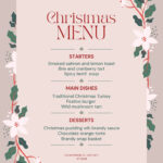 Page 2   Free Printable And Customizable Dinner Party Menu With Regard To Christmas Menu Printable Template Free