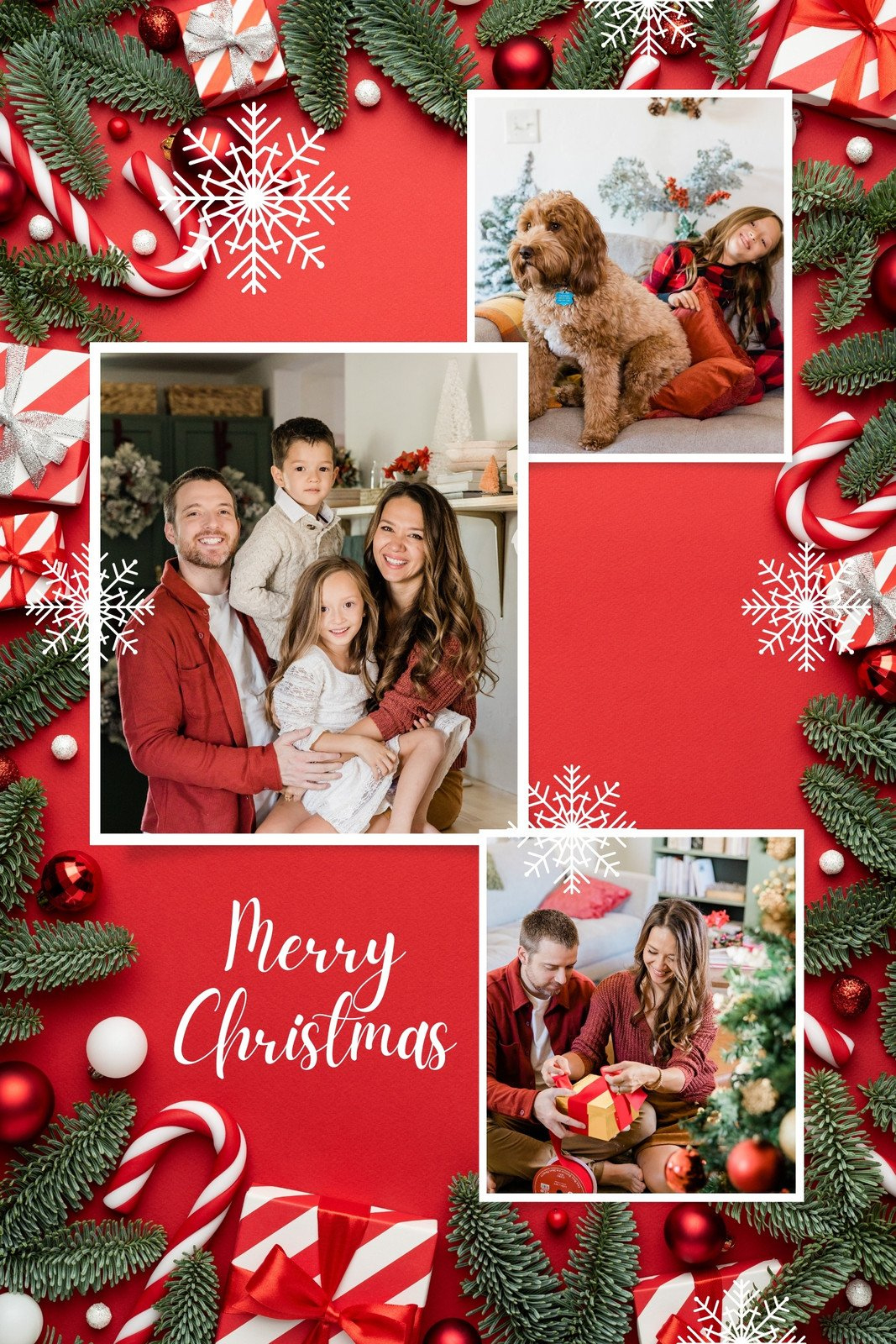 Page 21 - Free And Customizable Photo Collage Templates | Canva within Christmas Photo Collage Template