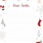 Page 3   Free And Customizable Christmas Letter Templates | Canva Pertaining To Christmas Letter Blank Template