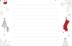 Page 3 – Free And Customizable Christmas Letter Templates | Canva with regard to Christmas Letter Template In