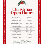 Page 4   Free And Customizable Opening Hour Templates | Canva Regarding Christmas Opening Hours Template