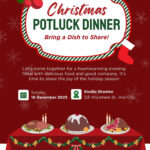 Page 4   Free And Customizable Potluck Templates In Christmas Potluck Invitation Template Free