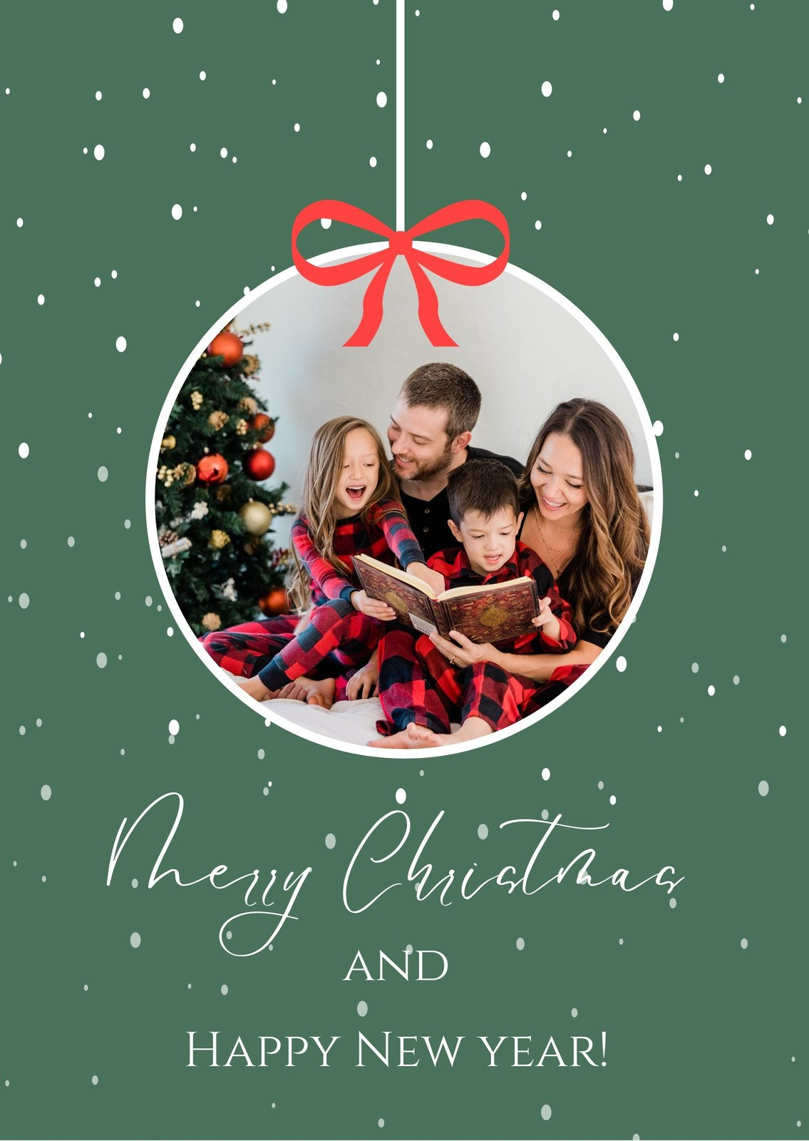 Page 4 - Free Custom Printable Christmas Card Templates | Canva in Christmas Photo Template Free Download