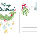 Page 5   Free Printable, Customizable Christmas Postcard Templates Throughout Christmas Postcard Design Template