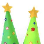 Paper Cone Christmas Tree Craft With Free Printable Template With Christmas Tree Cone Template