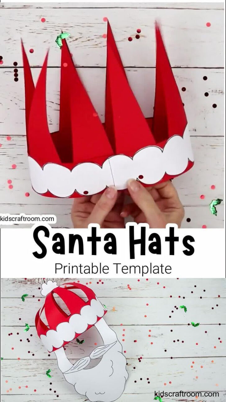 Christmas Santa Hat Template