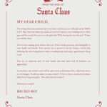 Pinlauren Johnson On Seasons In 2025 | Santa Letter Template Intended For Christmas Letter 2025 Template