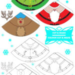 Printable 3D Christmas Decorations Intended For Christmas Paper Crafts Template