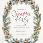 Printable Christmas Invitation Free Google Docs Template   Gdoc.io Pertaining To Christmas Party Invitations Template Free Printables