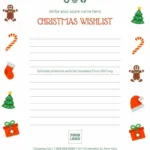 Printable Christmas List Templates For Your Business Pertaining To Christmas List Downloadable Template