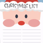 Printable Christmas Lists   50 Free Printables | Printabulls Regarding Christmas List Template Kids