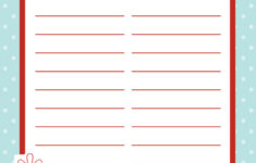 Printable Christmas Lists – 50 Free Printables | Printabulls with regard to Christmas Present List Template