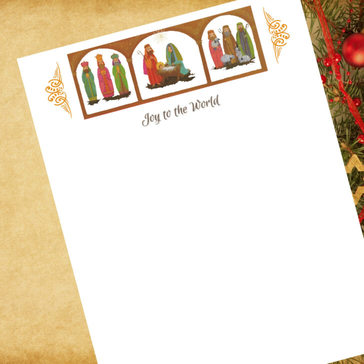 Christmas Letter Template Religious Christmas Letter Template Religious