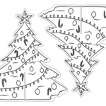 Printable Christmas Tree Decoration – Work Over Easy Inside Christmas Template Tree Decorations