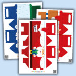 Printable Craft Template Christmas Gift Boxes For Kids With Regard To Christmas Treat Box Template