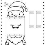 Printable Paper Santa Claus Christmas Puppet   Festive Diy Craft Within Christmas Paper Bag Puppet Template