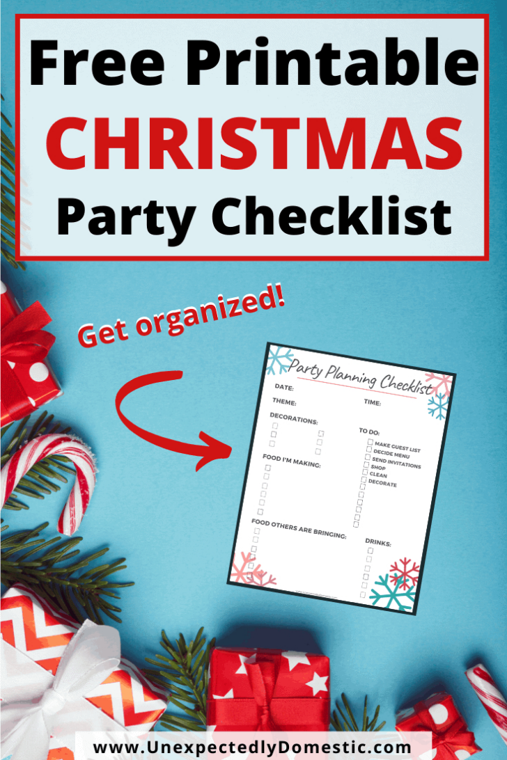Christmas Party Planning Template Christmas Party Planning Template