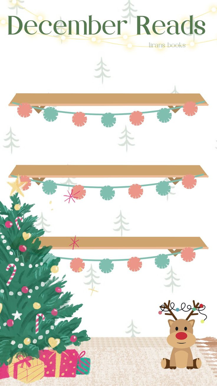 Reading Wrap Up December || Bookish Story Template 📚🫶🏻🤍 intended for Christmas Tree Book Report Template
