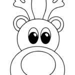 Reindeer Faces   9 Free Pdf Printables | Printablee Intended For Christmas Reindeer Craft Template