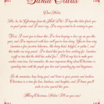 Santa Claus Letterhead Free Google Docs Template   Gdoc.io Pertaining To Christmas Letter Template Doc
