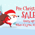 Santa Running After Pre Christmas Sales Sign Template | Square Signs In Christmas Sale Template Free