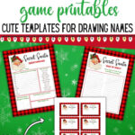 Secret Santa Drawing Names Ideas (Questionnaire, Name Drawing In Christmas Name Drawing Template