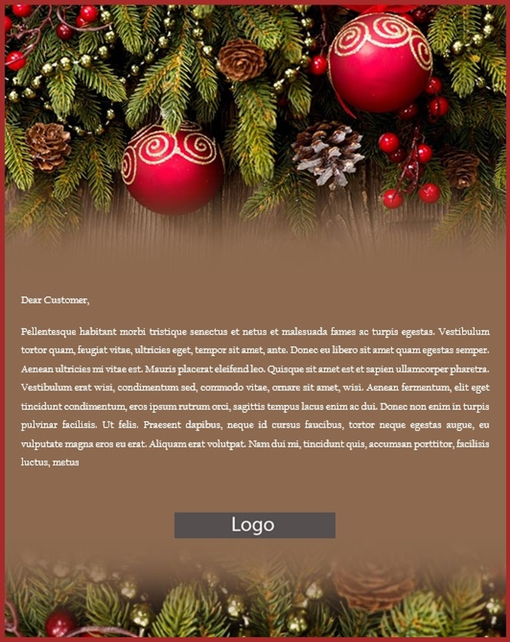 Sending Christmas Emails From Outlook [Free Templates] - Ms inside Christmas Themed Email Template